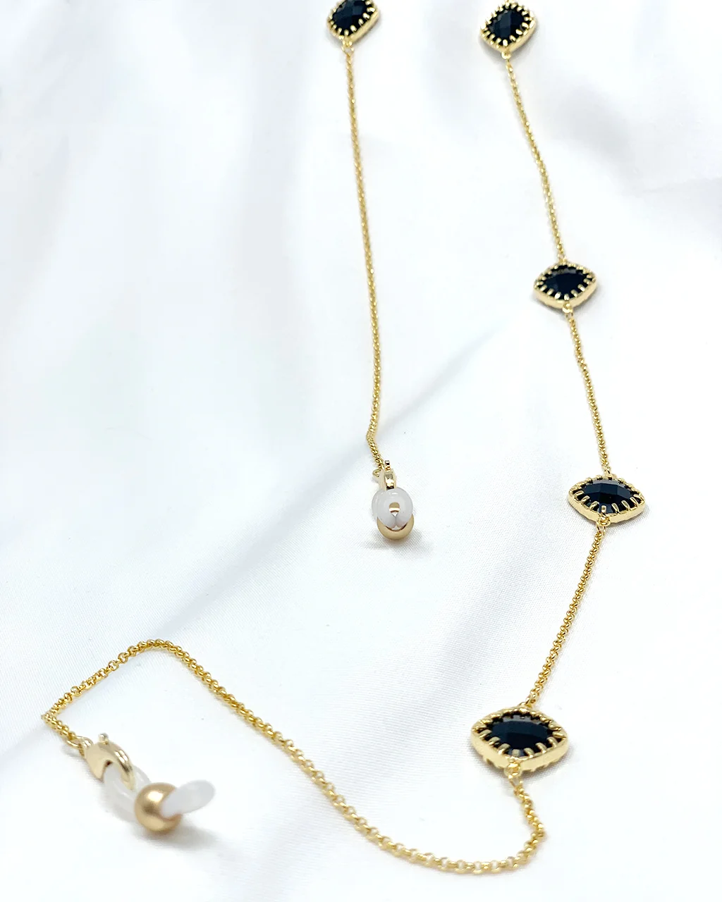 Gemstone Convertible Face Cover / Glasses Chain - Image 7
