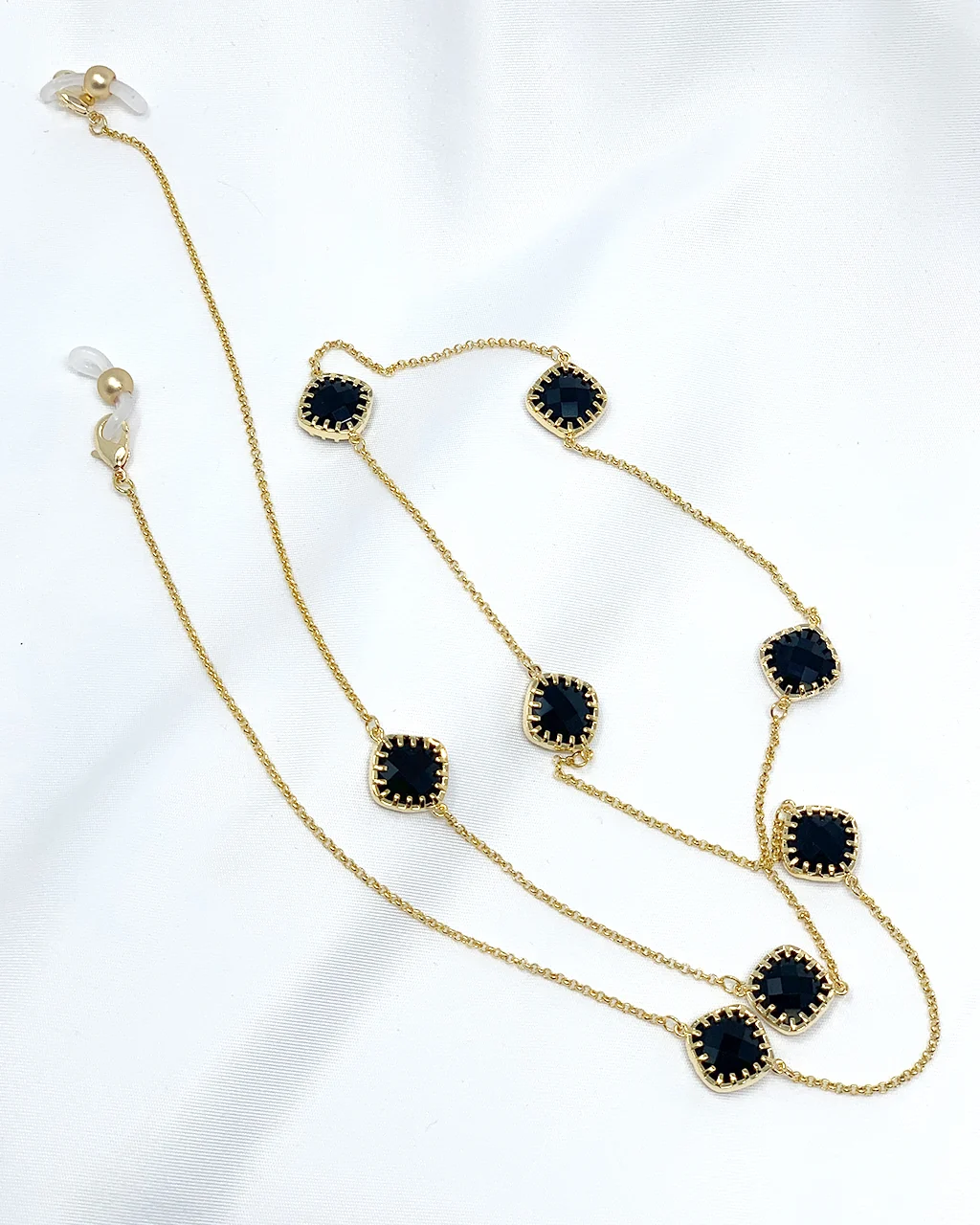 Gemstone Convertible Face Cover / Glasses Chain - Image 8