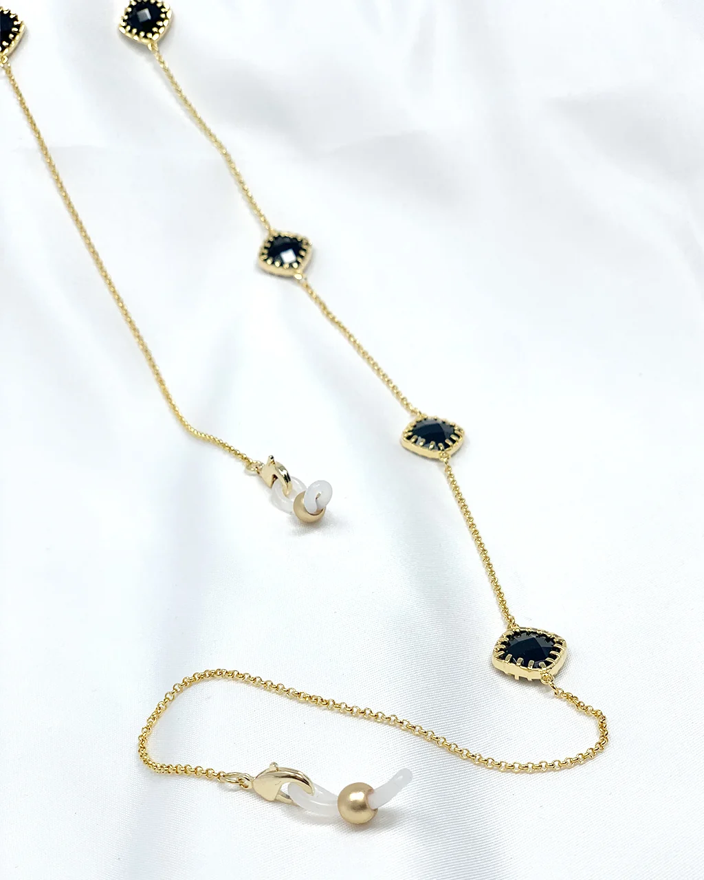 Gemstone Convertible Face Cover / Glasses Chain - Image 9