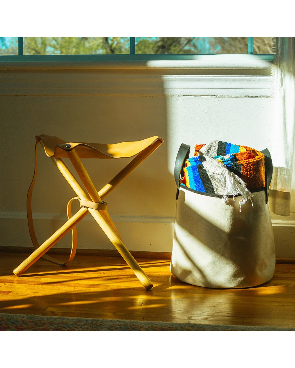 Hunker Goods Leather Camp Chair - Image 5