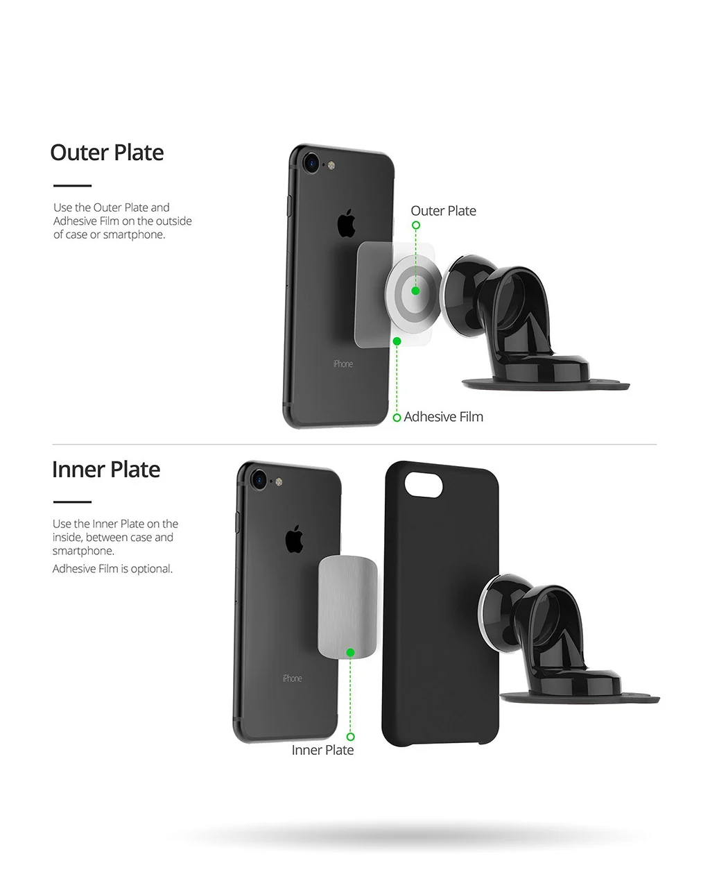 iOttie iTap Magnetic Dashboard Car Mount Holder - Image 4