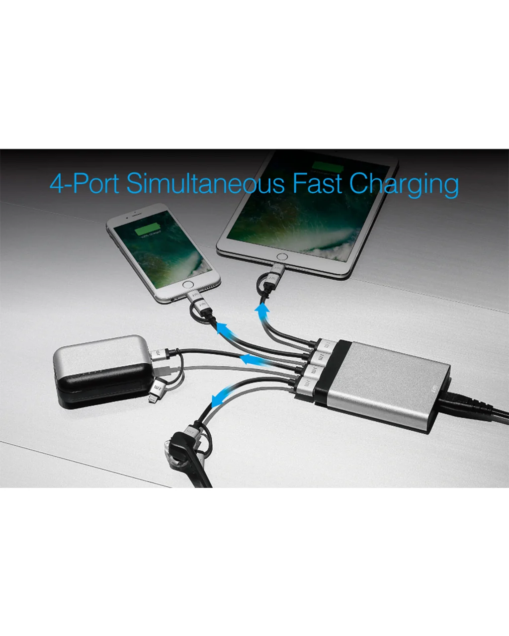 Just Mobile AluCharge Multi-Port USB Charger - Image 8
