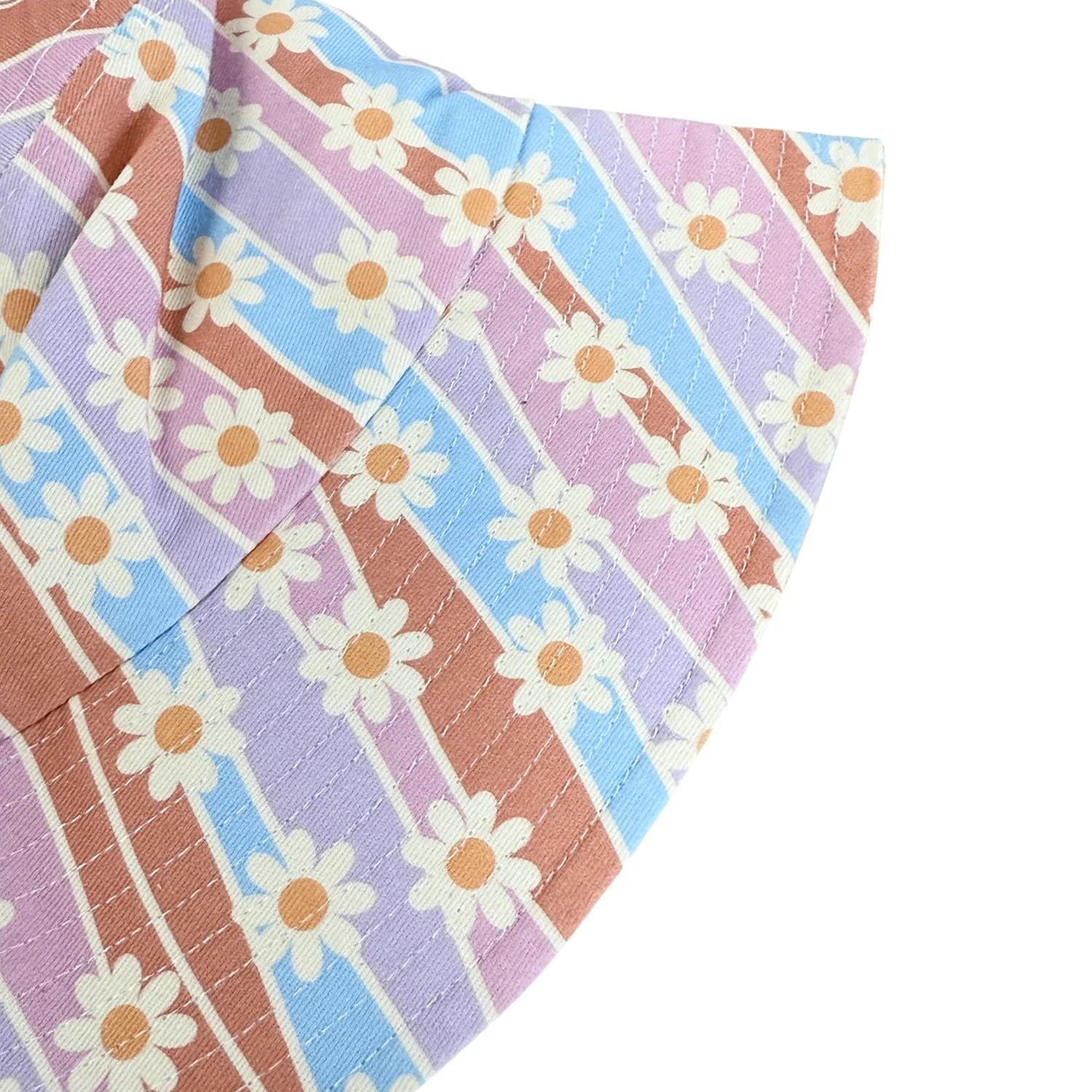 Katydid Vintage Bucket Hat - Pink Daisies - Image 4