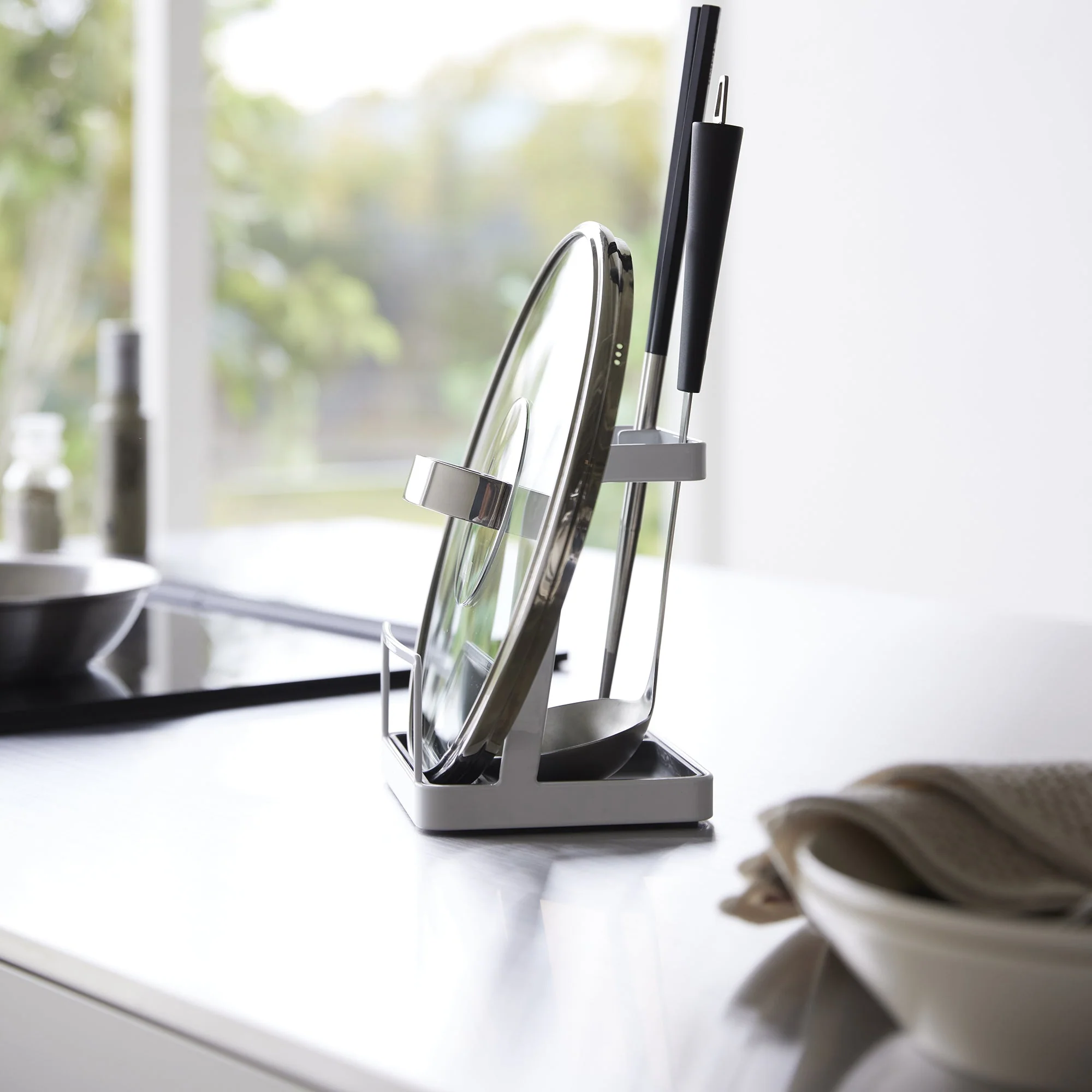 Yamazaki Home Large Lid and Ladle Stand - Image 4