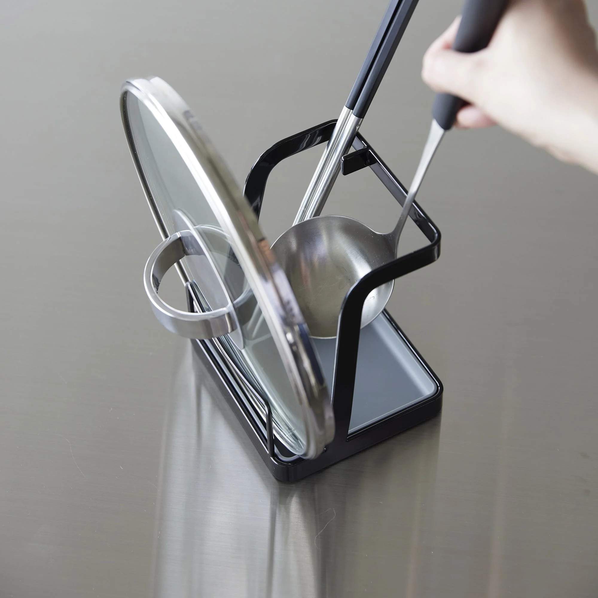 Yamazaki Home Large Lid and Ladle Stand - Image 8