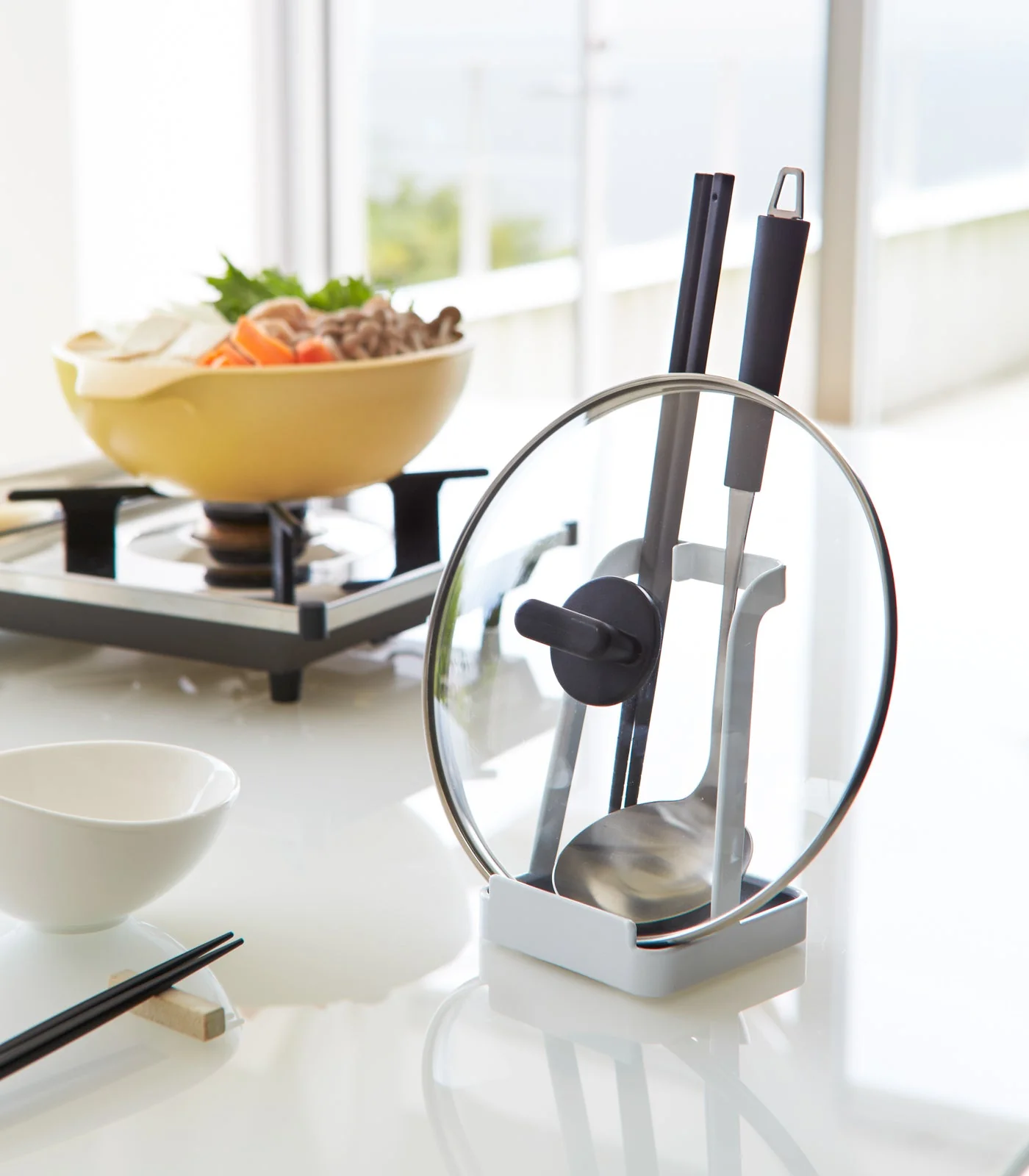 Yamazaki Home Lid & Ladle Stand - Image 3