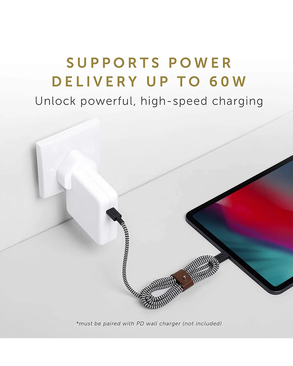 Native Union Belt Cable 4ft (USB-C to USB-C) - Image 2