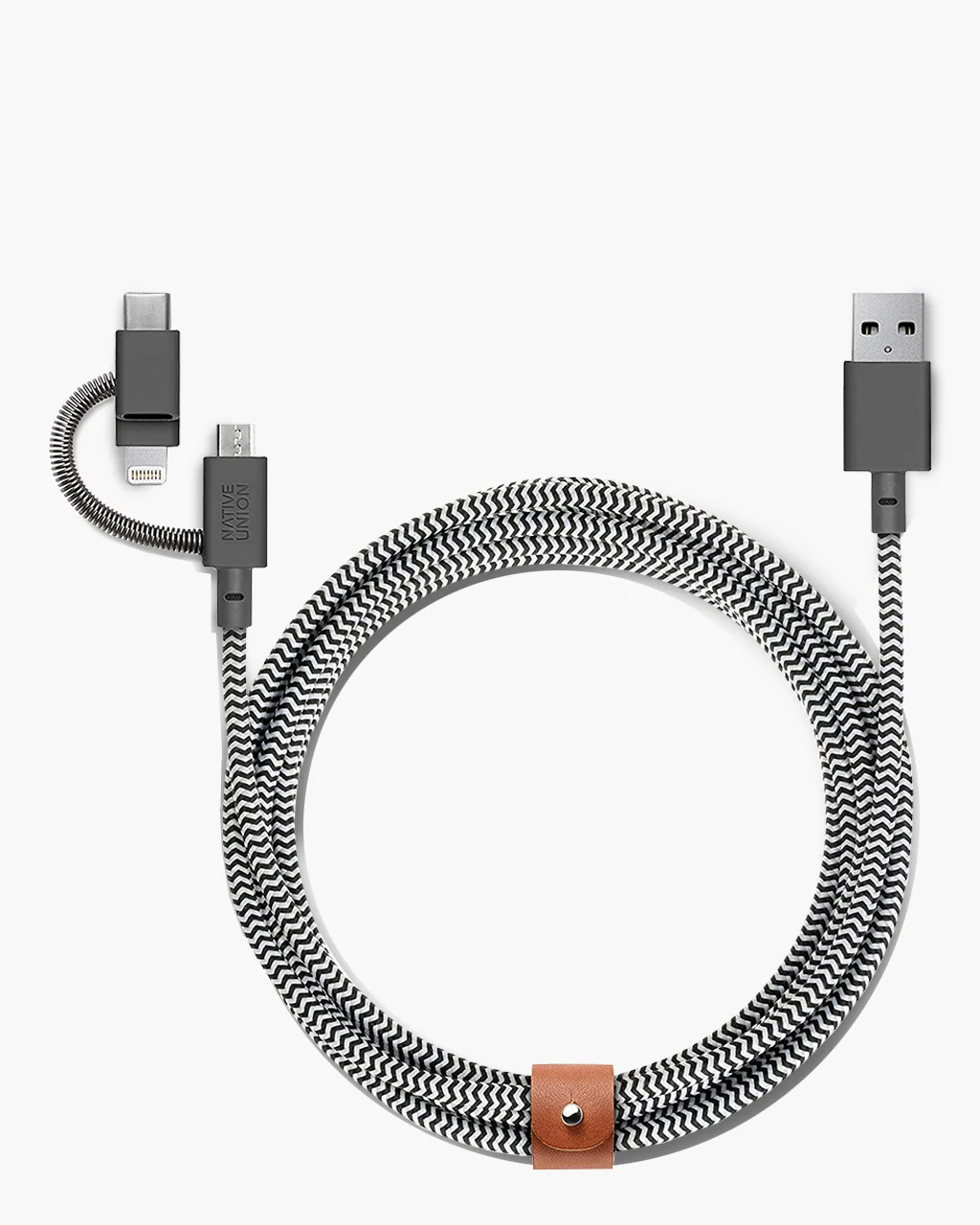 Native Union Belt Cable 6.5ft, 3-in-1 Universal