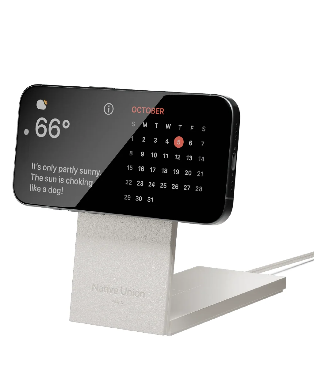 Native Union Rise 2-in-1 Magnetic Wireless Charger - Image 2