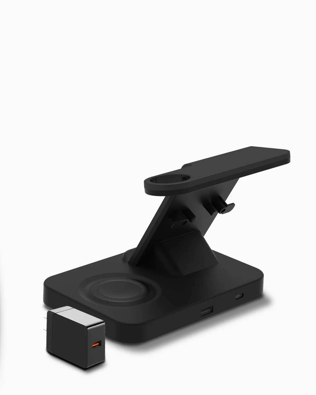 OCOMMO 3in1 Qi Wireless Charger With Watch Charger Insert - Image 5