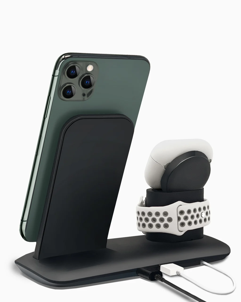 OCOMMO 3in1 Wireless Charger With Watch Charger Insert - Image 2
