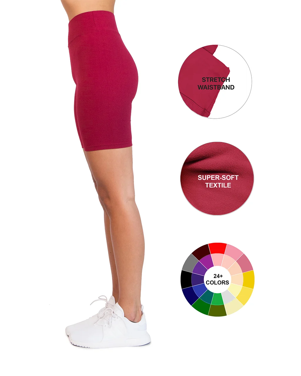 OCOMMO Biker Shorts - Plus Size - Image 11