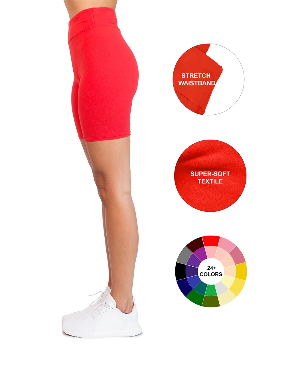 OCOMMO Biker Shorts - Plus Size - Image 28