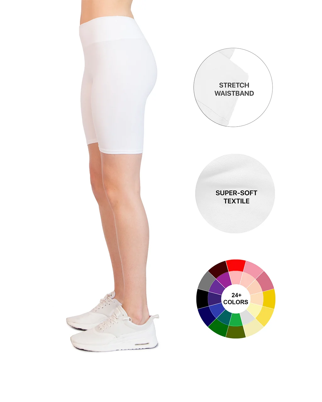 OCOMMO Biker Shorts - Plus Size - Image 42
