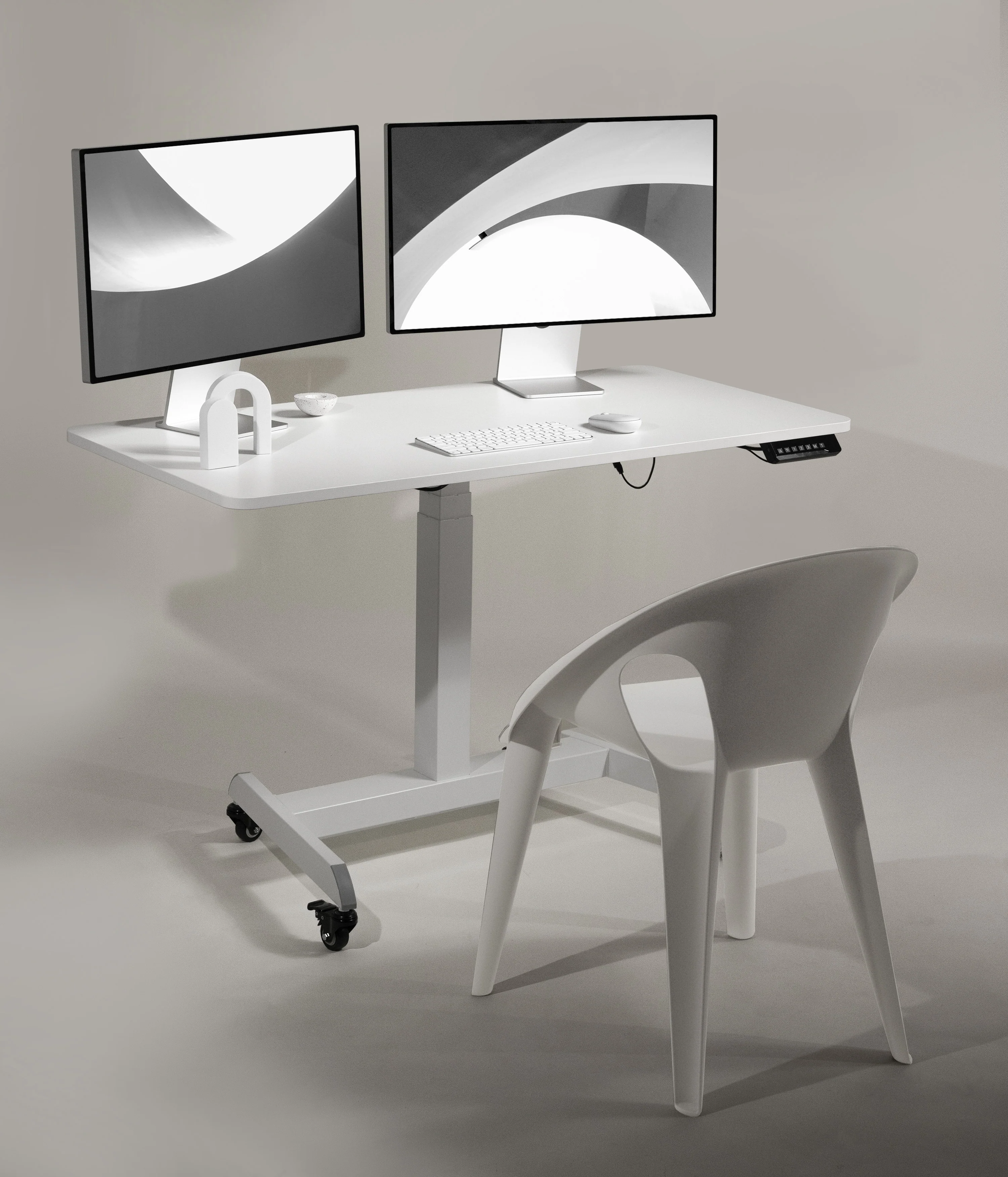 OCOMMO Mobile Auto Rise Desk - Image 2