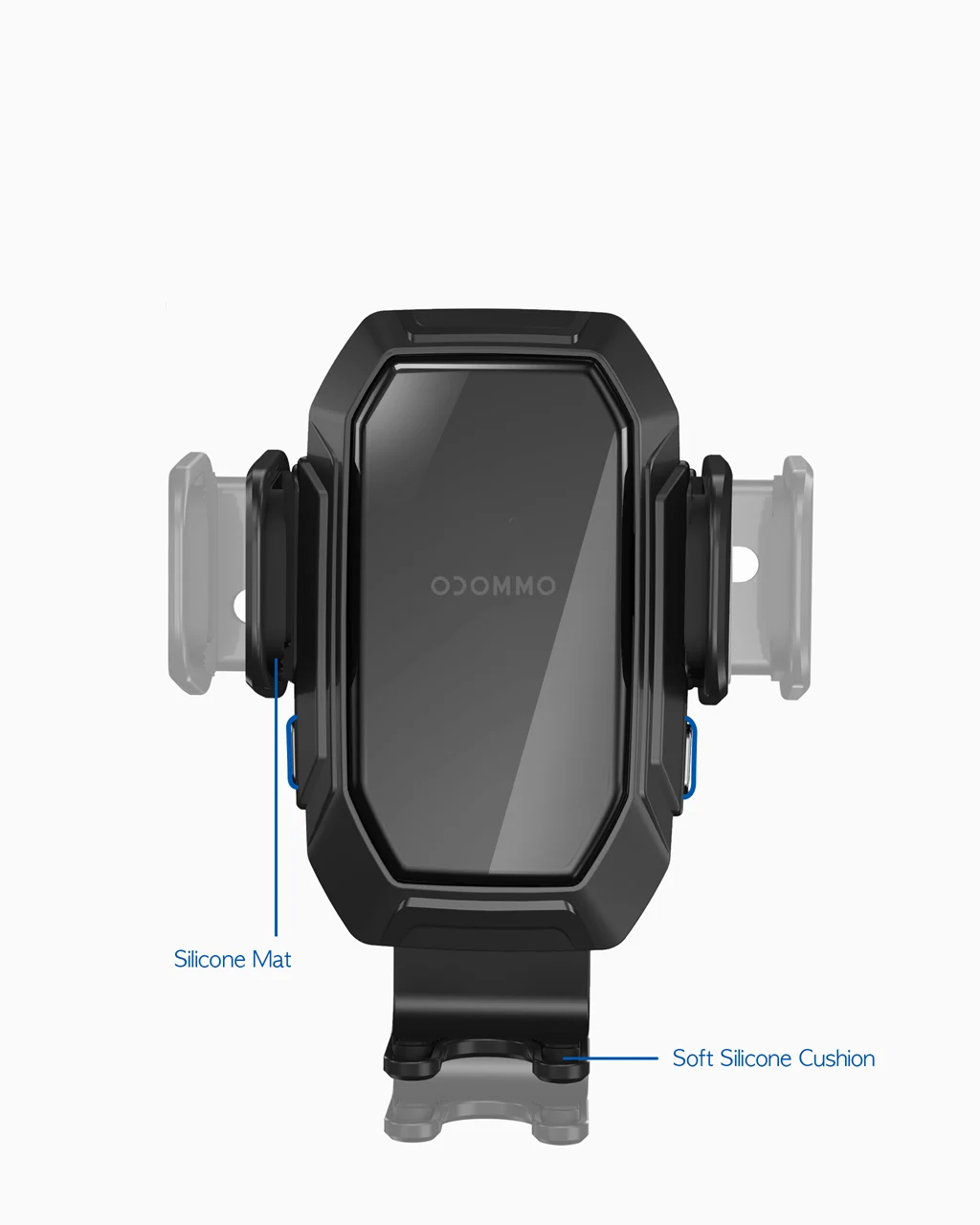 OCOMMO Qi Fast Wireless Car Charger - Glass - Image 5