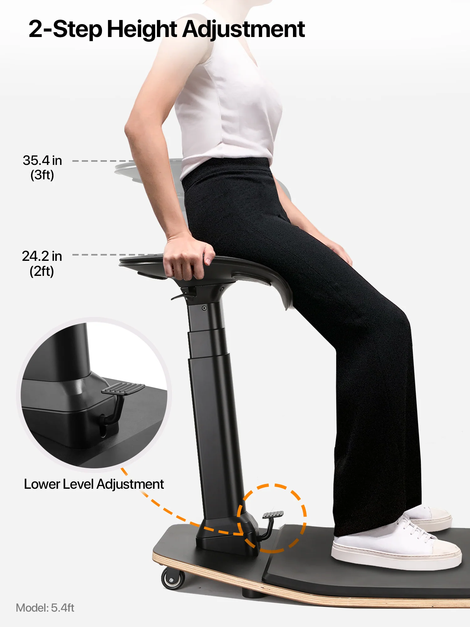 OCOMMO Standing Desk Chair - Image 3