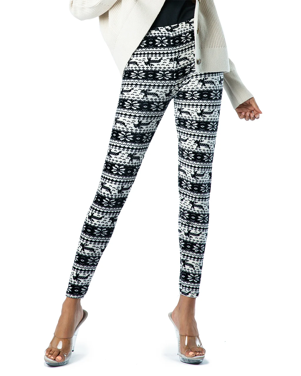 OCOMMO Velvet Leggings - One Size - Image 12