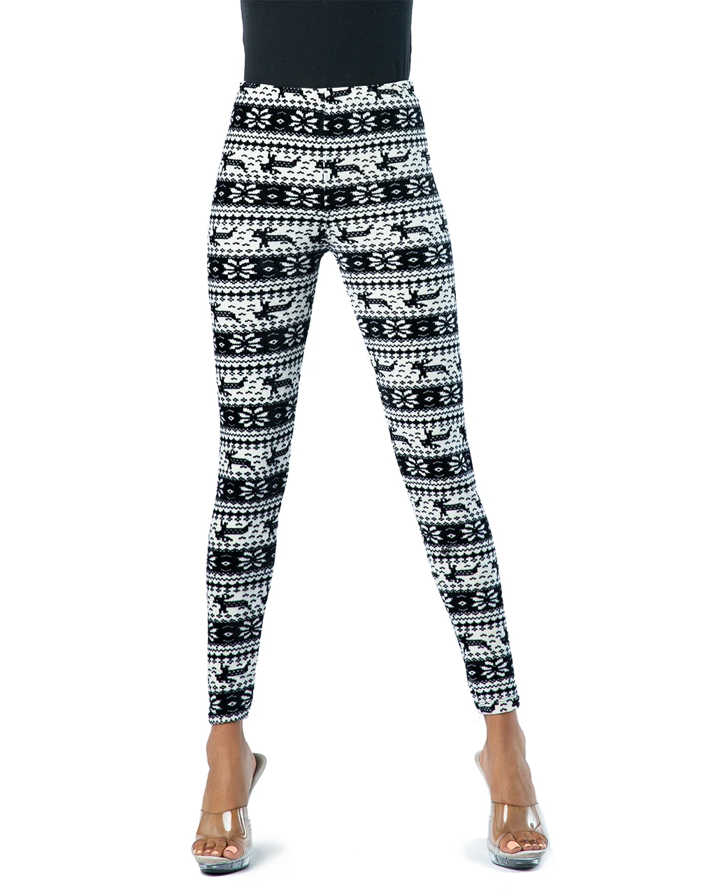 OCOMMO Velvet Leggings - One Size - Image 13