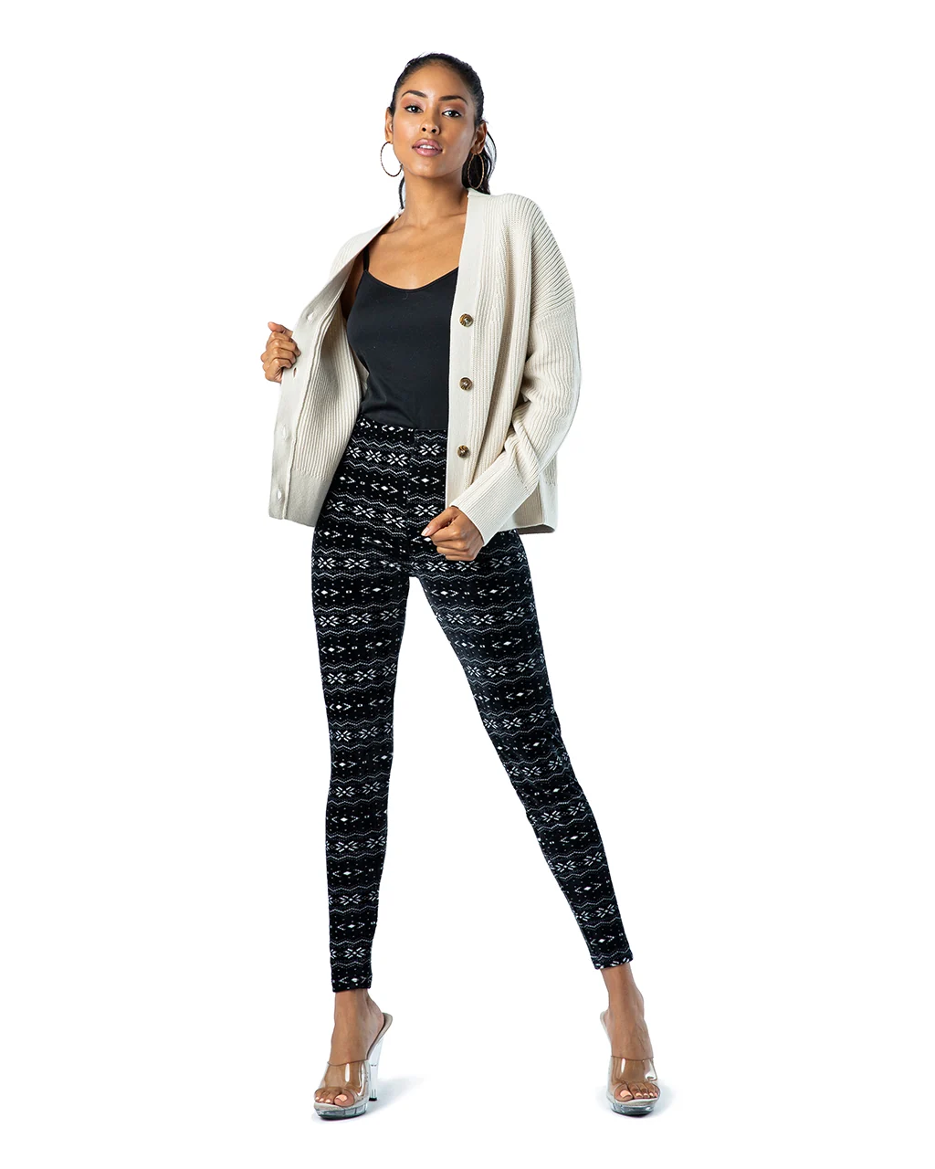 OCOMMO Velvet Leggings - One Size - Image 17