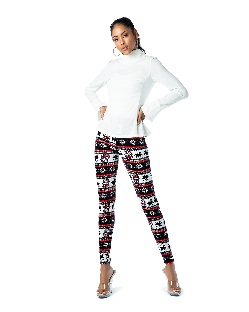 OCOMMO Velvet Leggings - One Size - Image 28