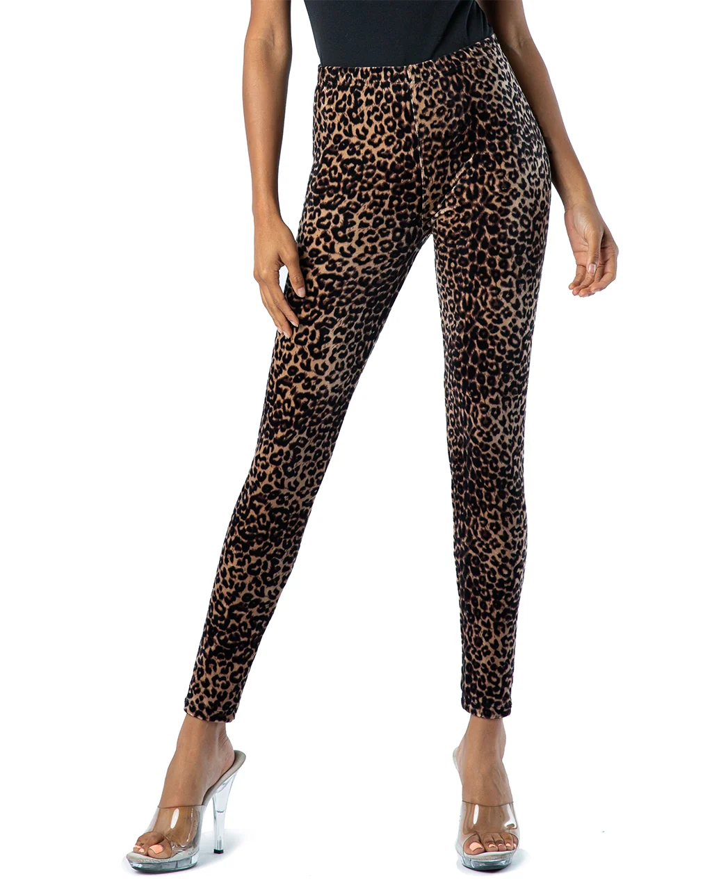 OCOMMO Velvet Leggings - One Size - Image 6