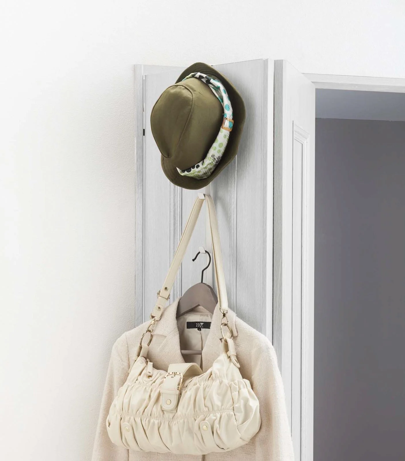 Yamazaki Home Over-the-Door Vertical Hooks - Image 4