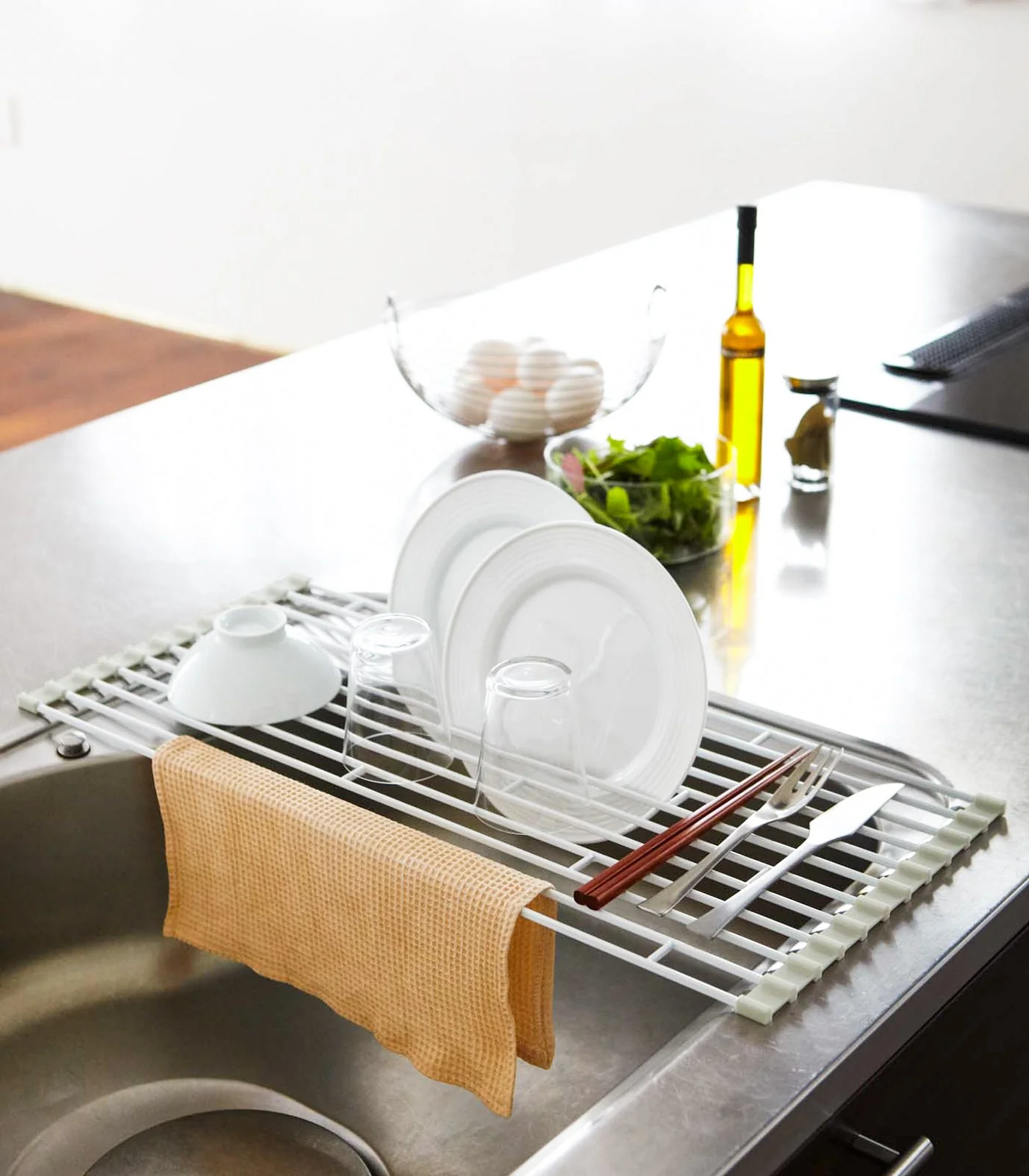Yamazaki Home Over-the-Sink Dish Drainer - Image 4
