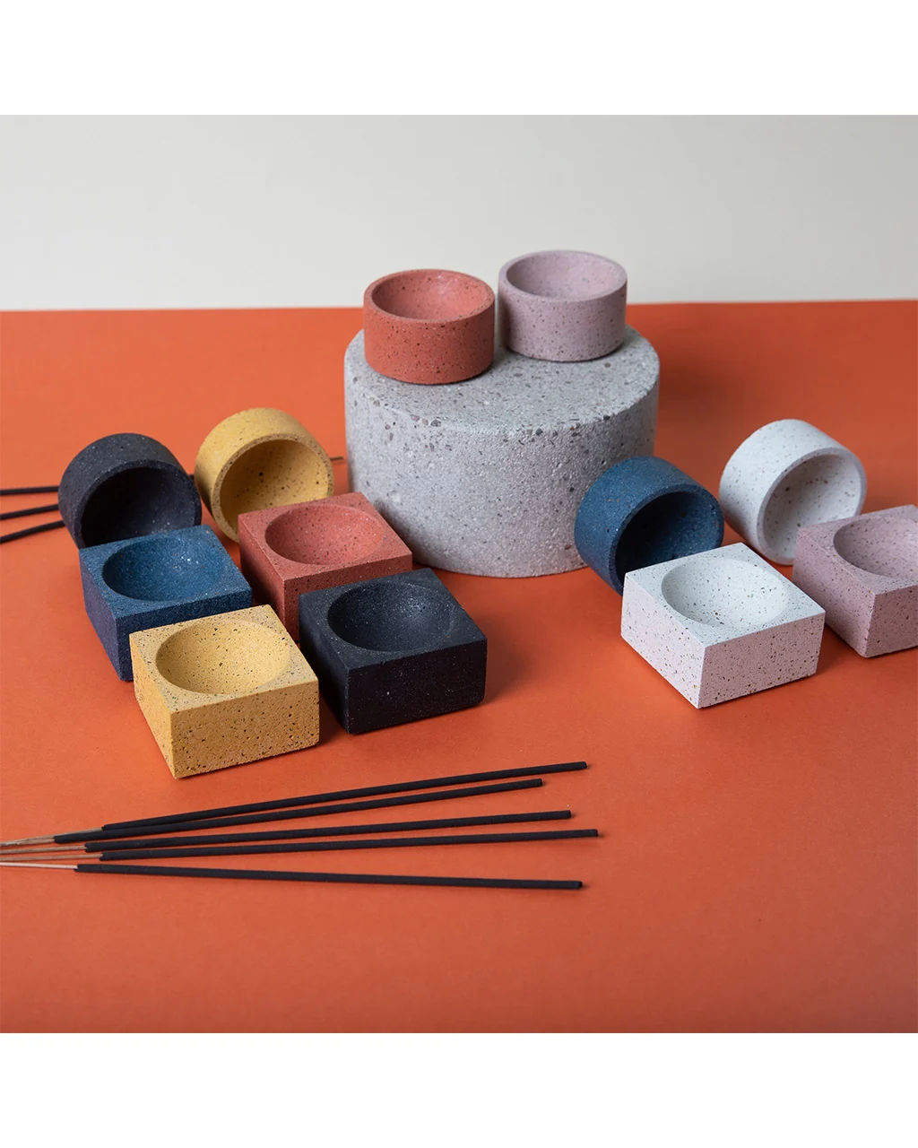 Pretti.Cool Round Incense Holders - Terrazo - Image 9