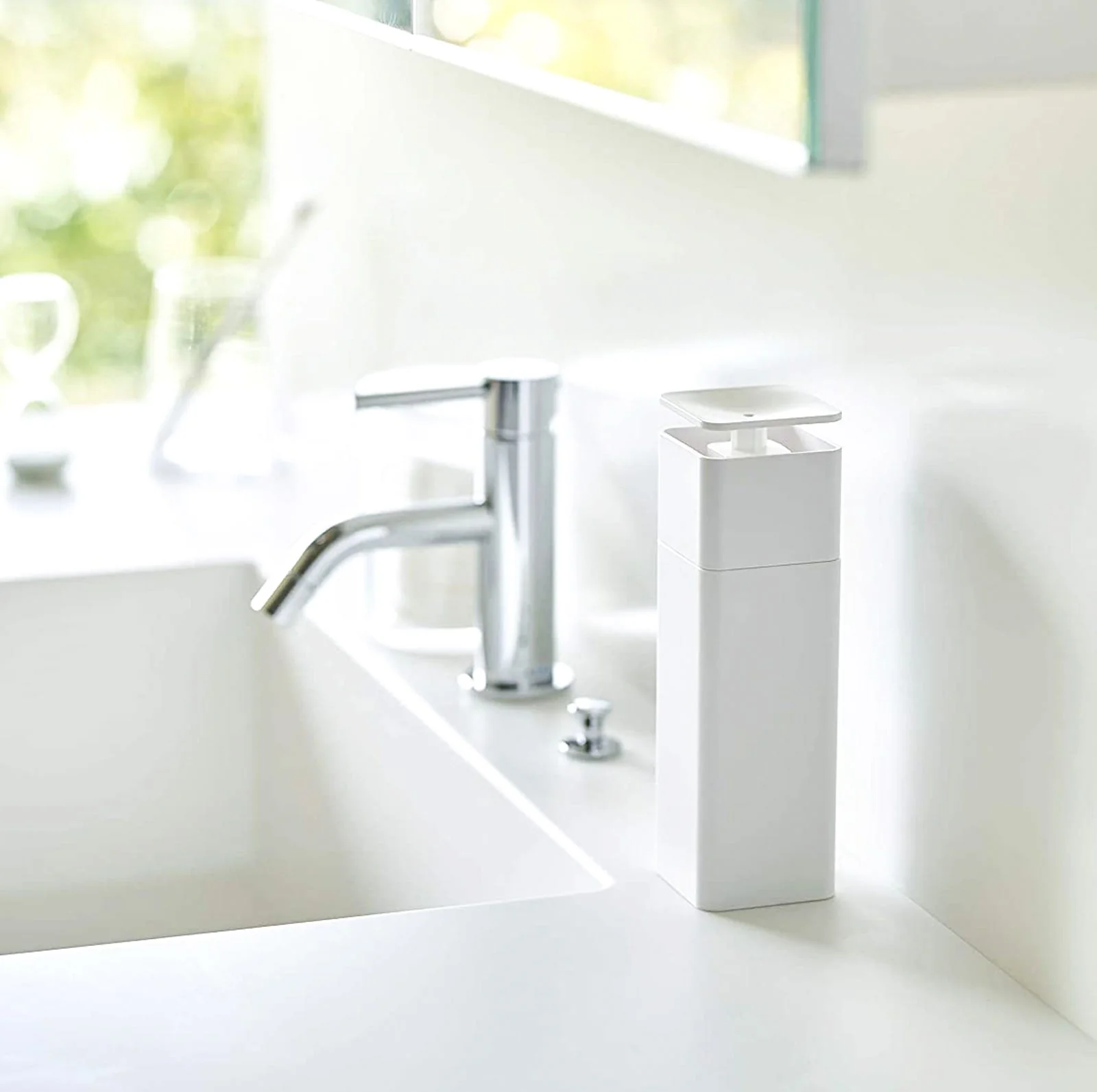 Yamazaki Home Push Soap Dispenser