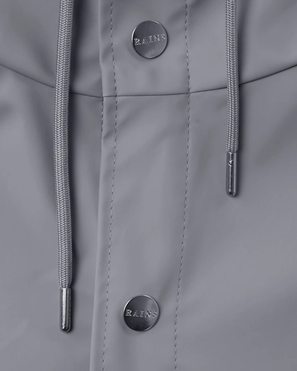 RAINS Curve Jacket - Charcoal - Image 5