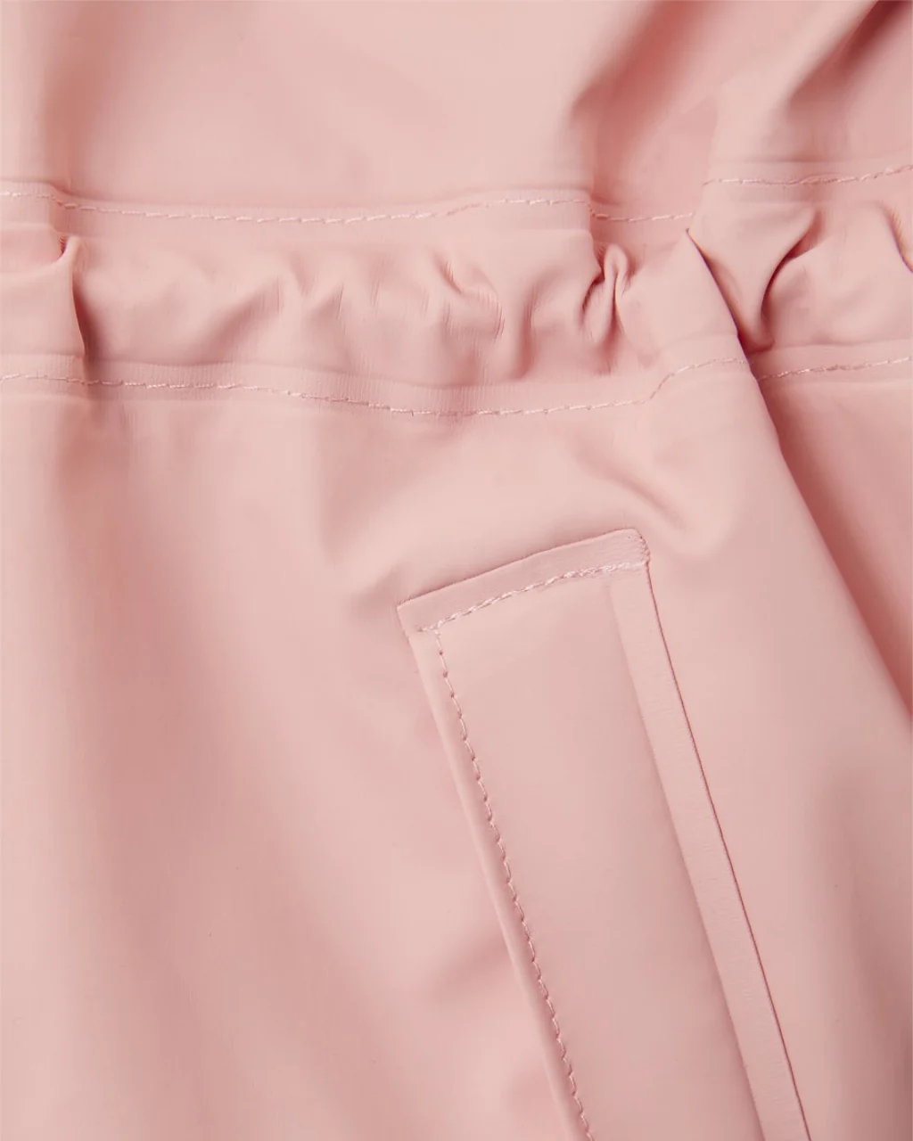 RAINS Long W Jacket - Coral - Image 6