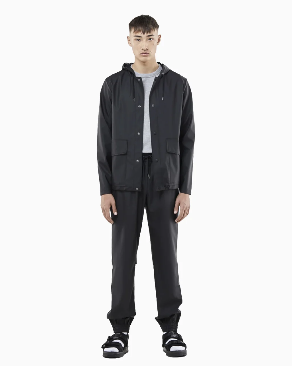 RAINS Short Hooded Coat - XS/S - Image 4