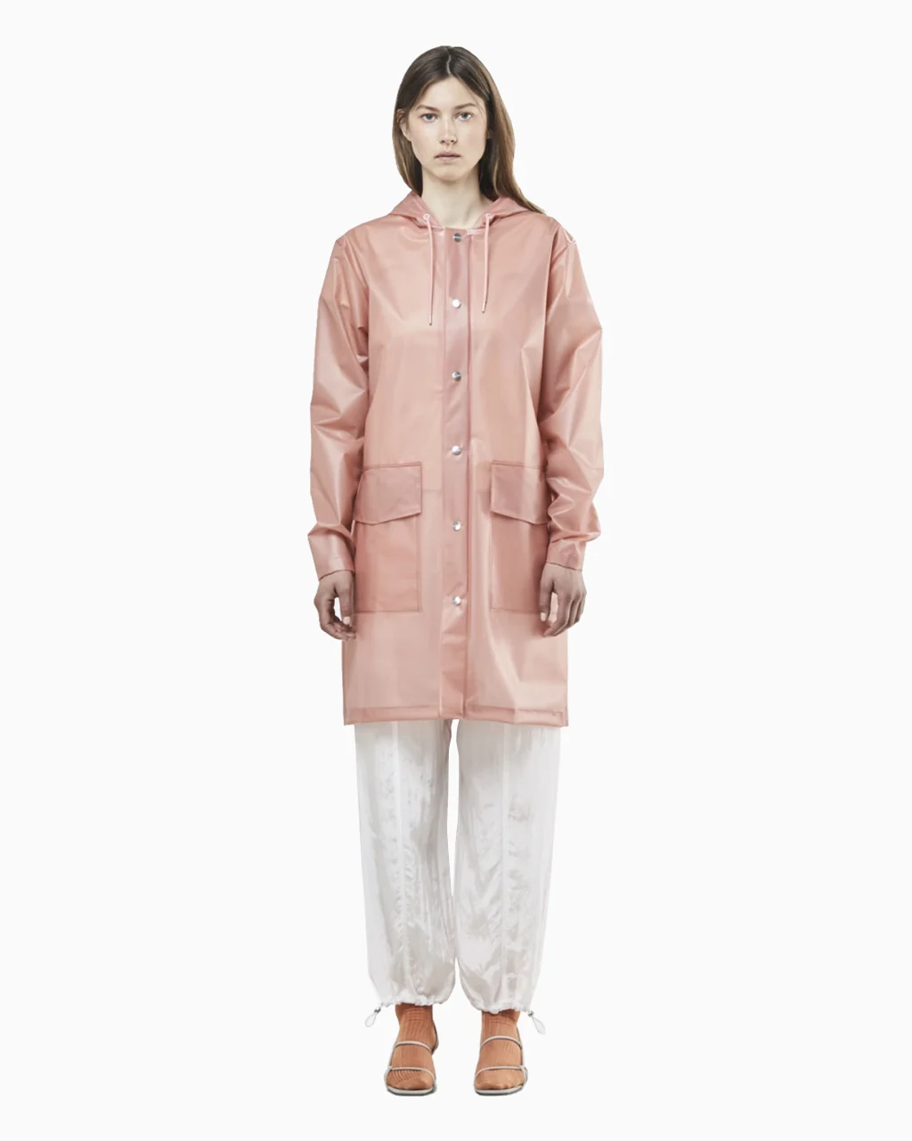 RAINS Transparent Hooded Coat - XS/S - Image 2