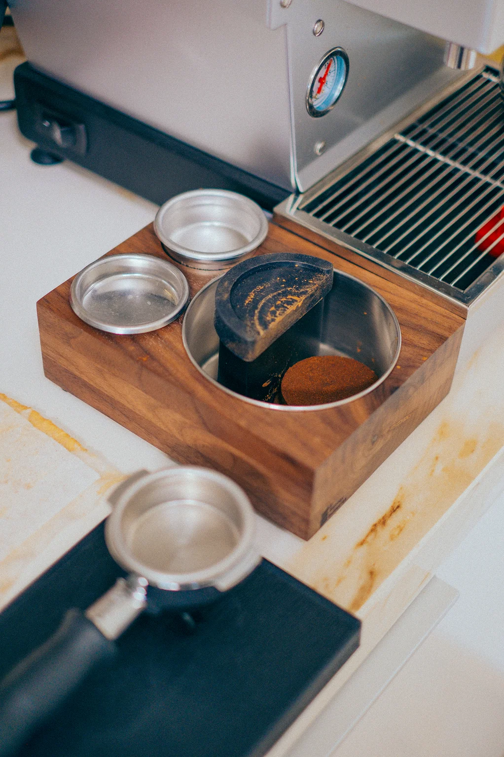 Saint Anthony Industries The Bloc Espresso Knock Box + Tamp Station - Image 10