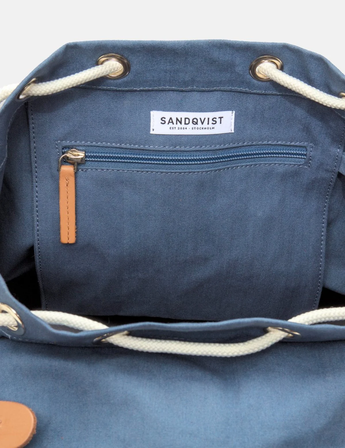 Sandqvist Roald Ground Backpack - Dusty Blue - Image 2