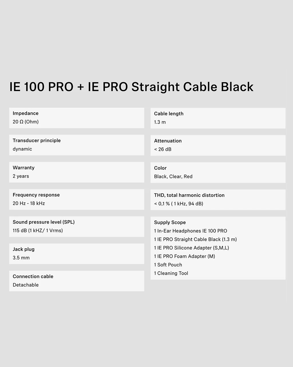 Sennheiser IE 100 PRO Wired Earphone - Image 9