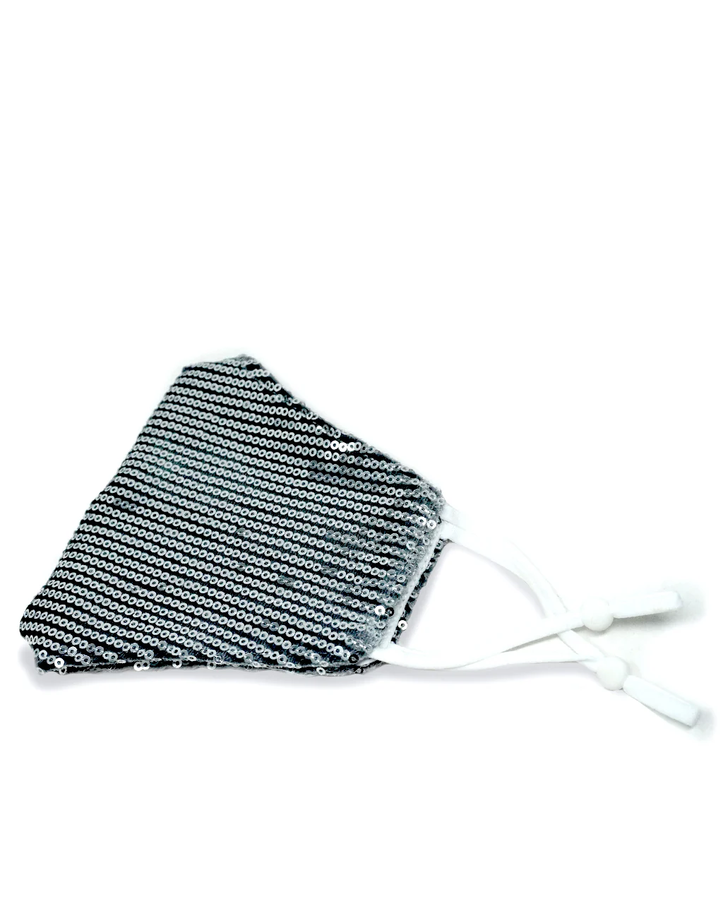 Sequin Fabric Double Layer Reusable Face Cover - Image 2
