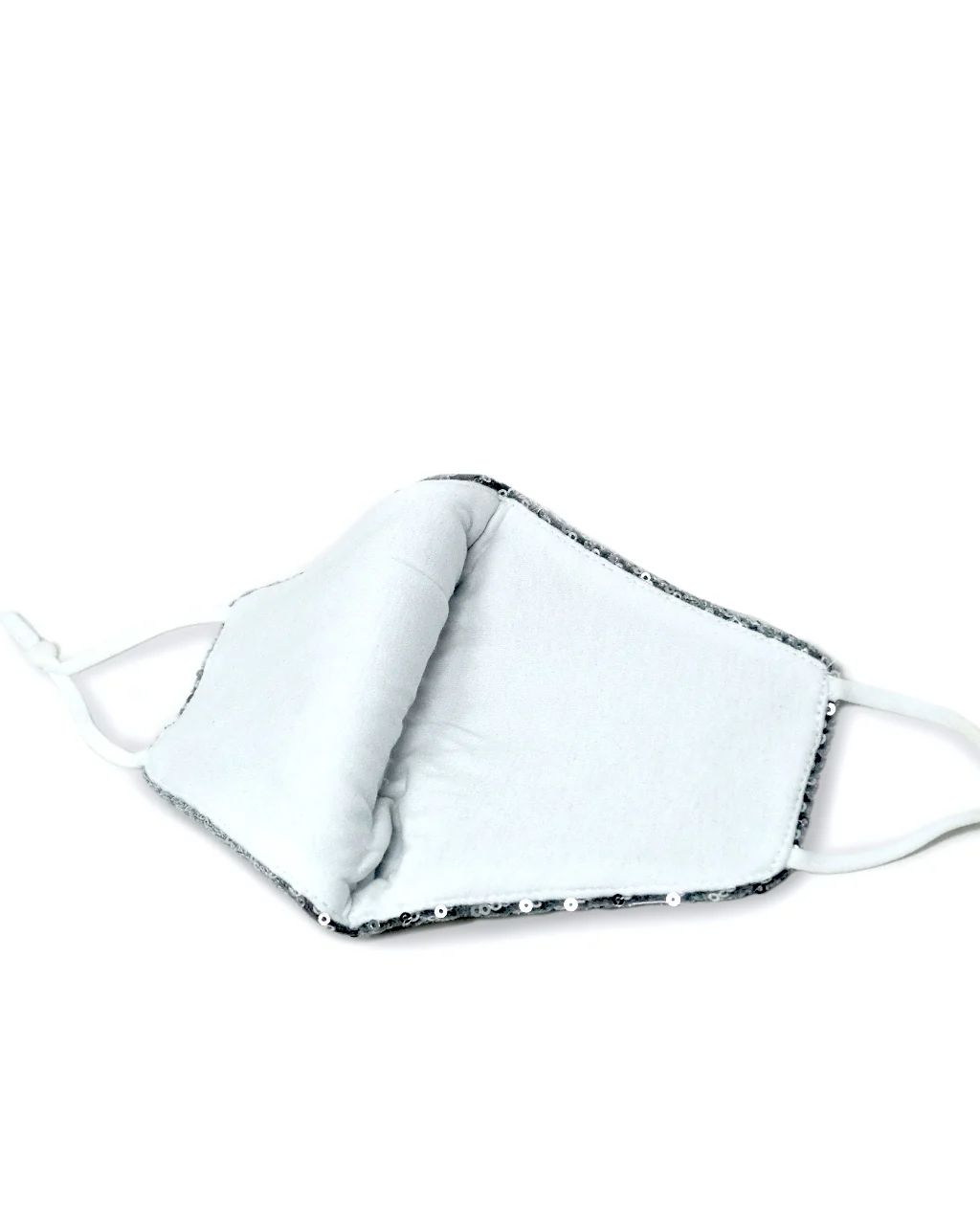 Sequin Fabric Double Layer Reusable Face Cover - Image 4