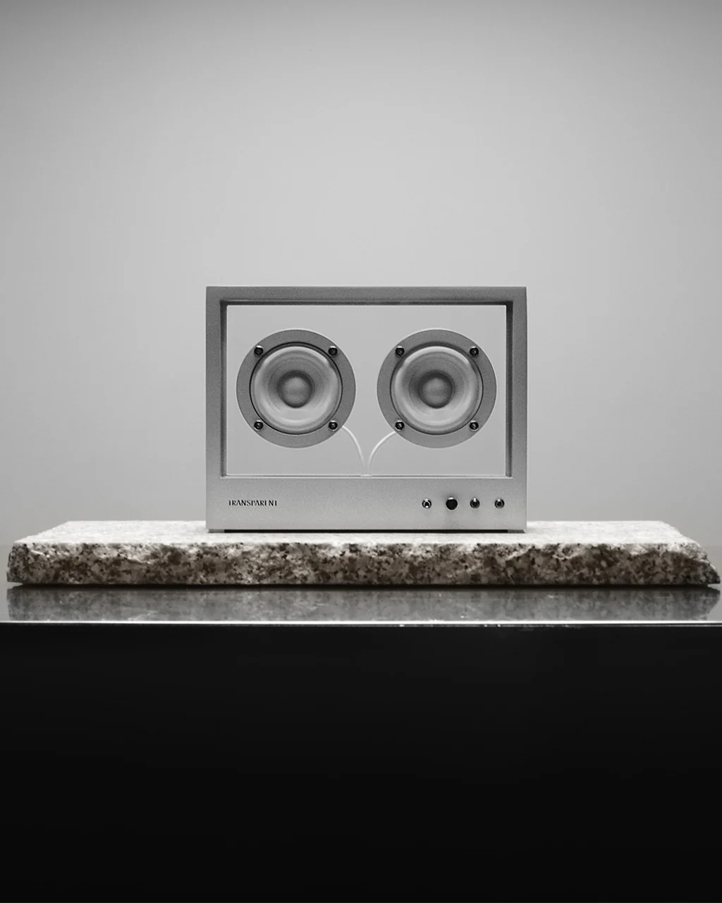 Small Transparent Speaker Metal - Image 4