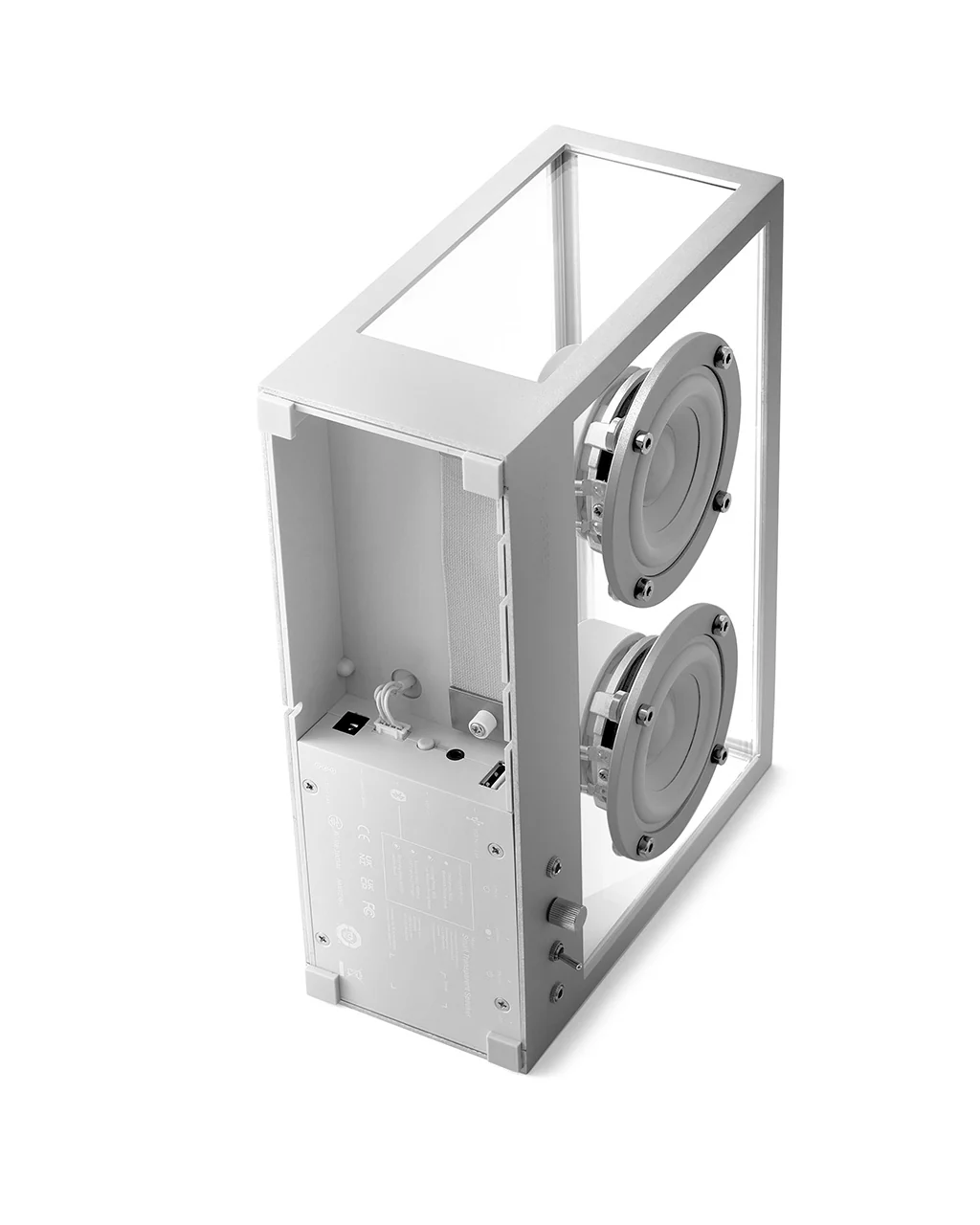 Small Transparent Speaker Metal - Image 5