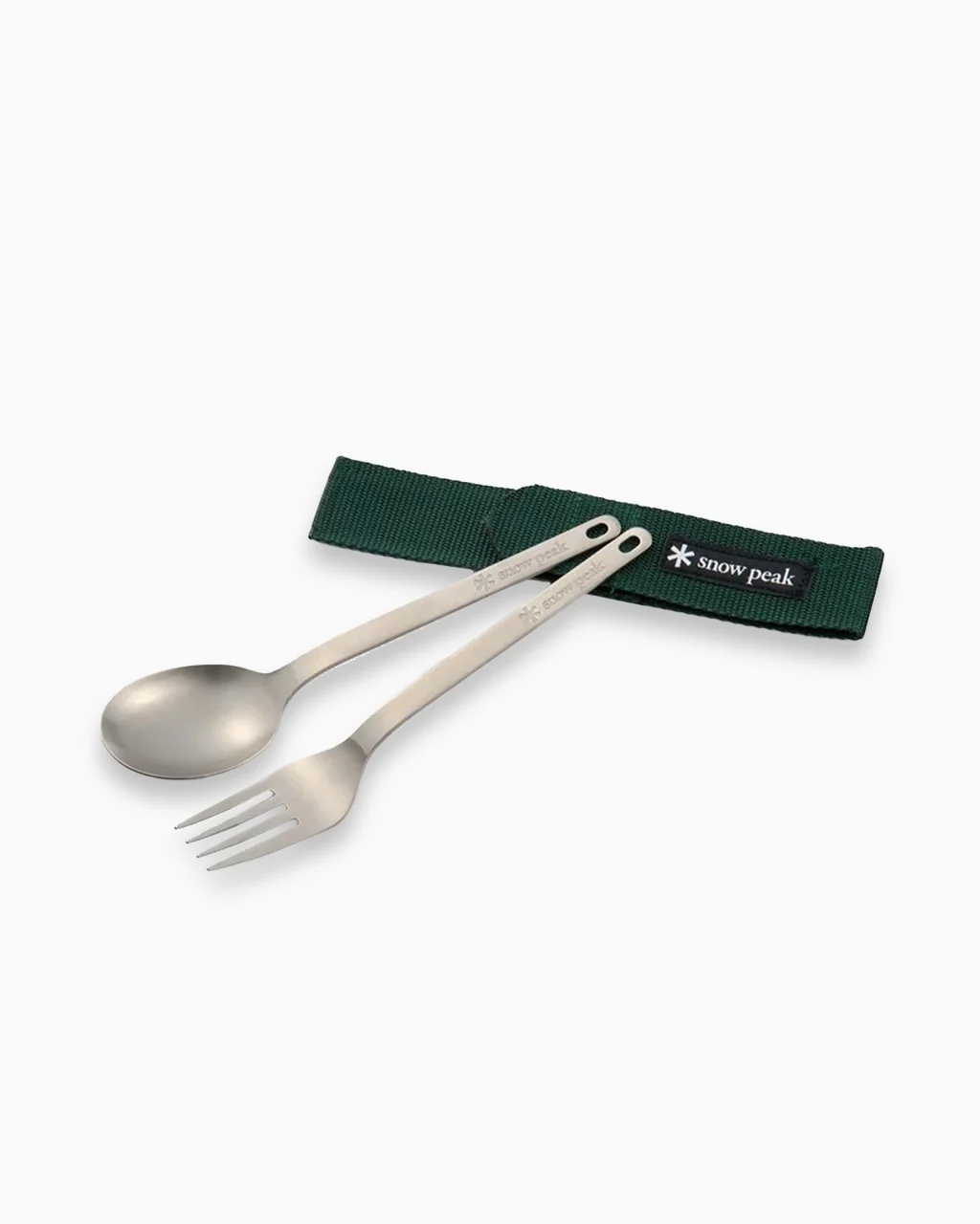 Snow Peak Titanium Fork and Spoon Set - Image 4
