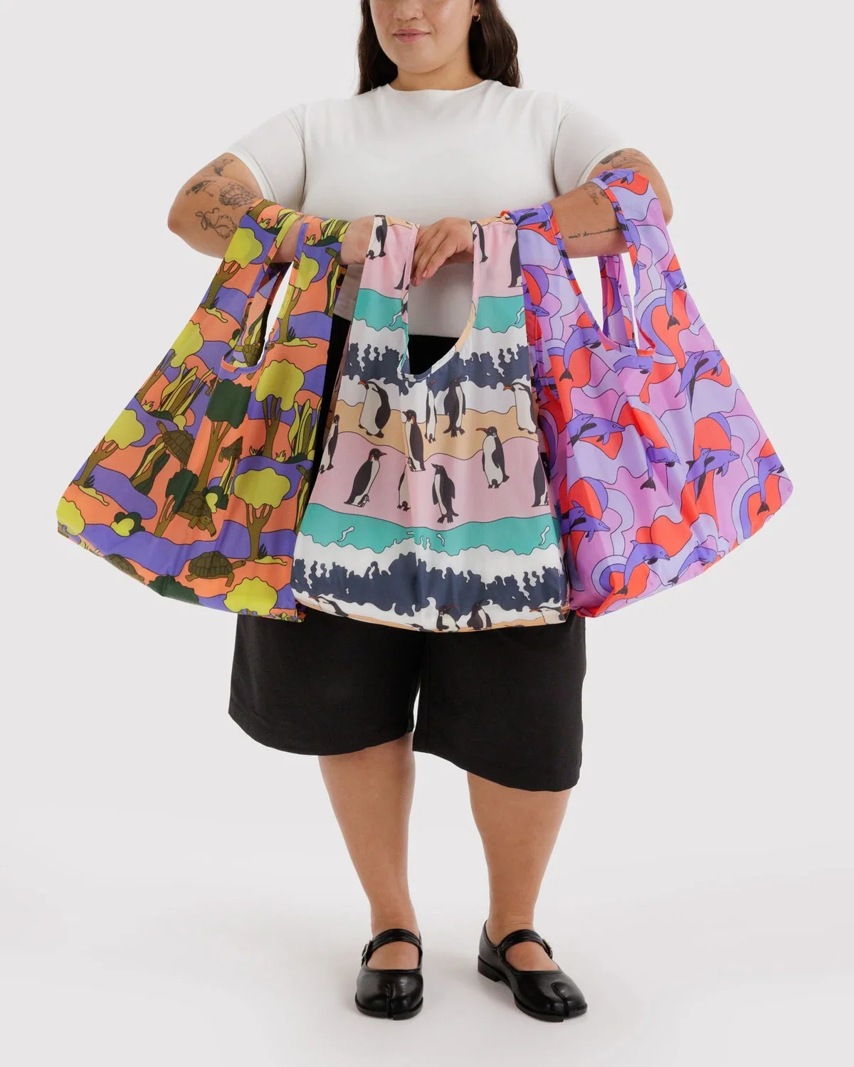 Baggu Standard Reusable Bag - Set of Three - Image 42