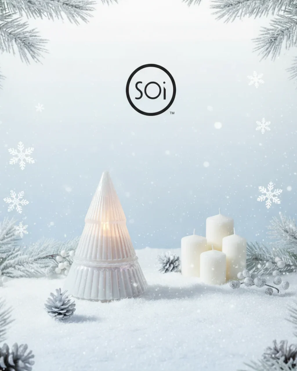The SOi Company Winter Wonderland | 9oz Christmas Tree Candle - Image 5