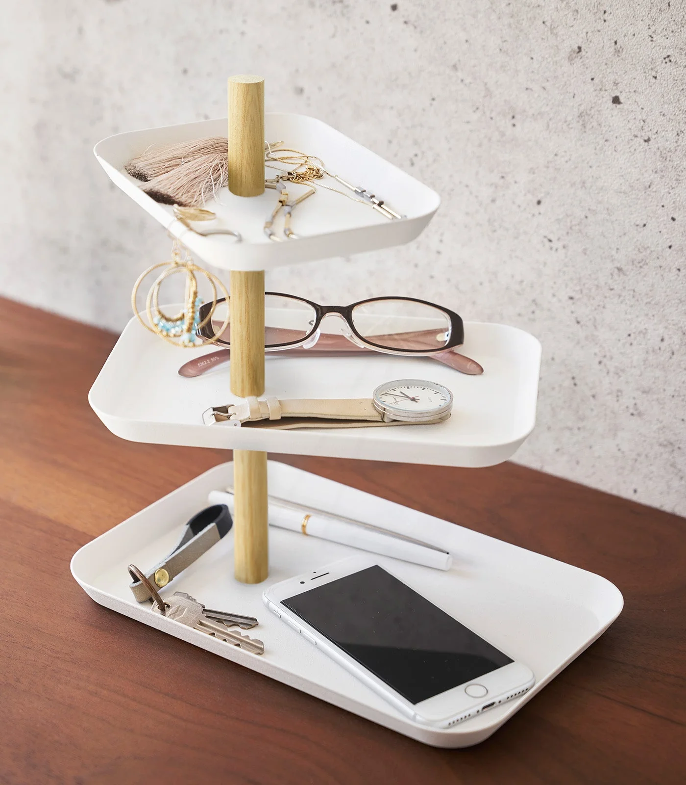 Yamazaki Home Three-Tier Display Tray - Image 4