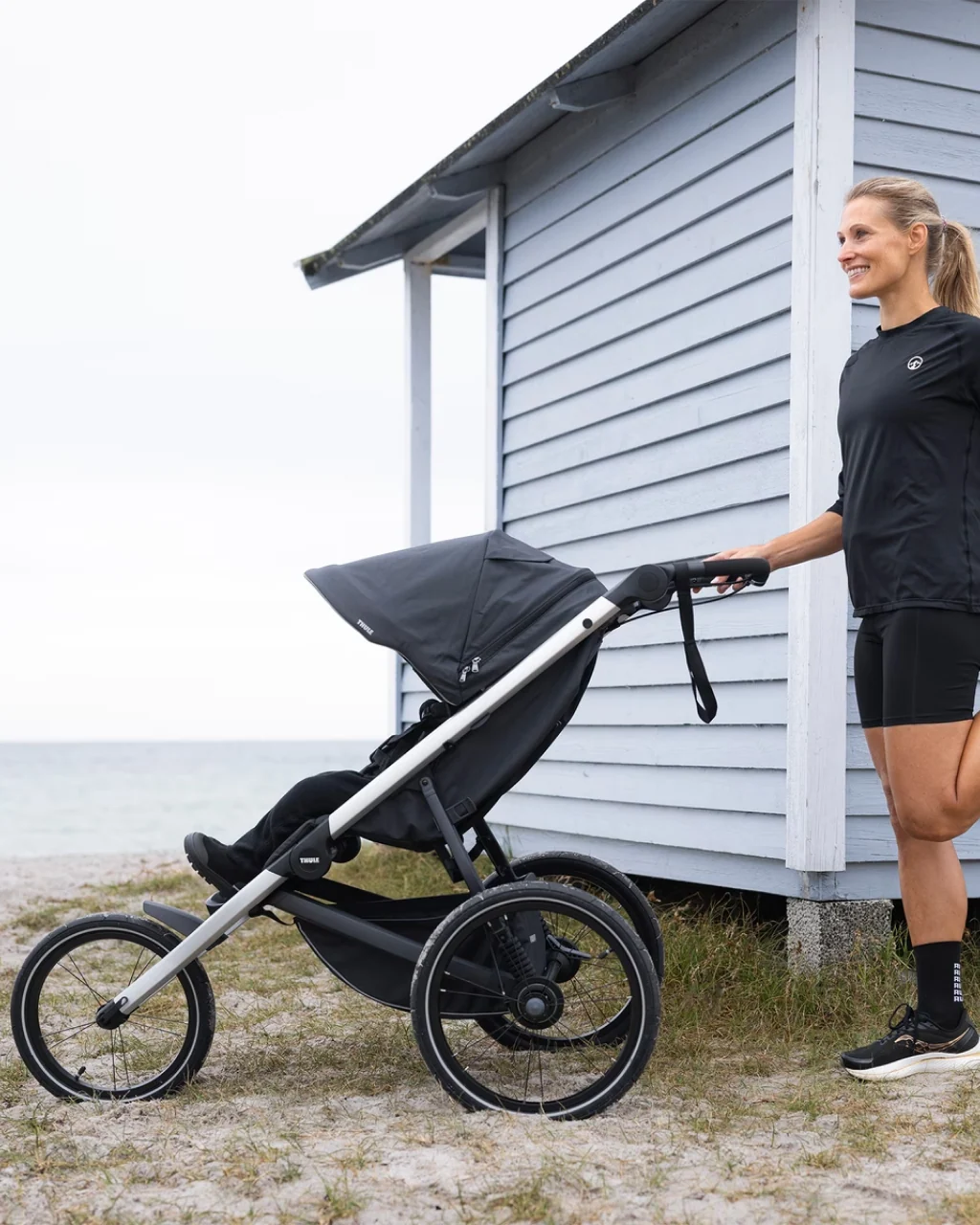 Thule Glide 3 Stroller for All-Terrain and Jogging Black - Image 4