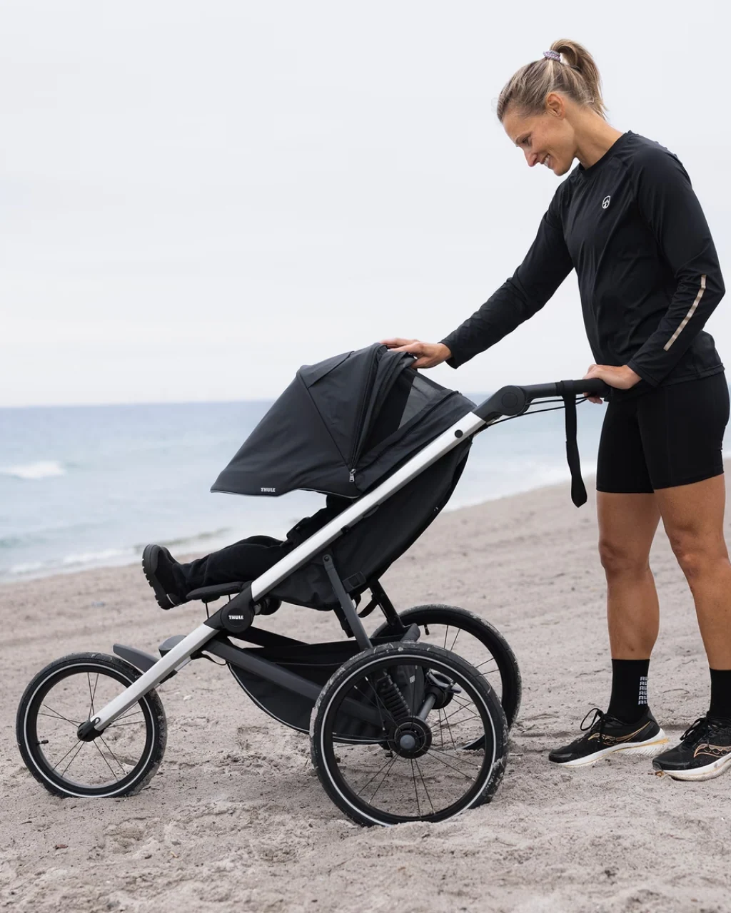 Thule Glide 3 Stroller for All-Terrain and Jogging Black - Image 5