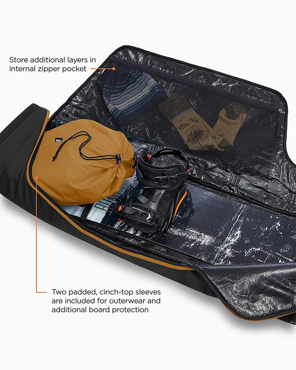 Thule RoundTrip Snowboard Bag 165cm - Image 4