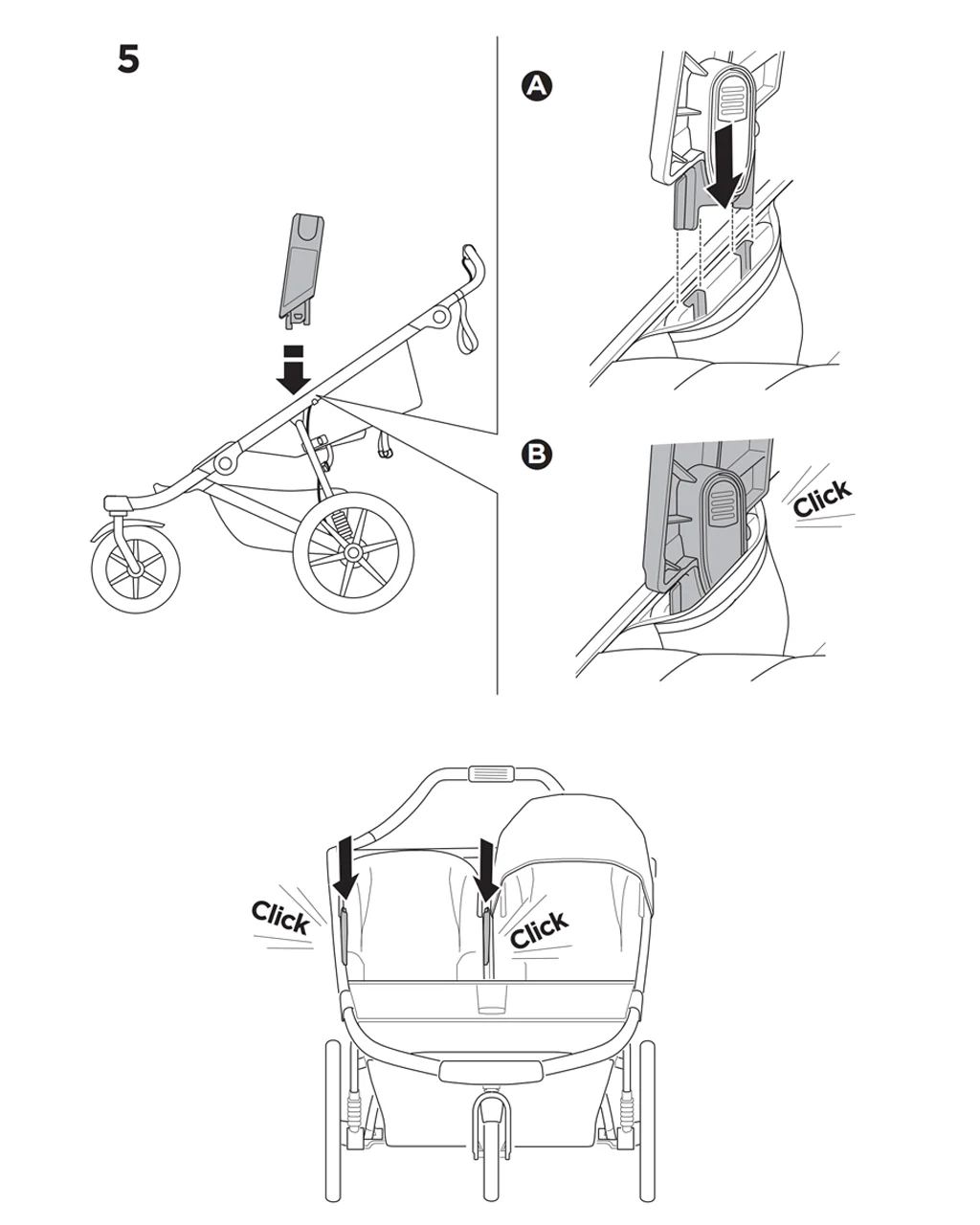 Thule Urban Glide 3 Double Car Seat Adapter For Maxi-Cosi - Image 7