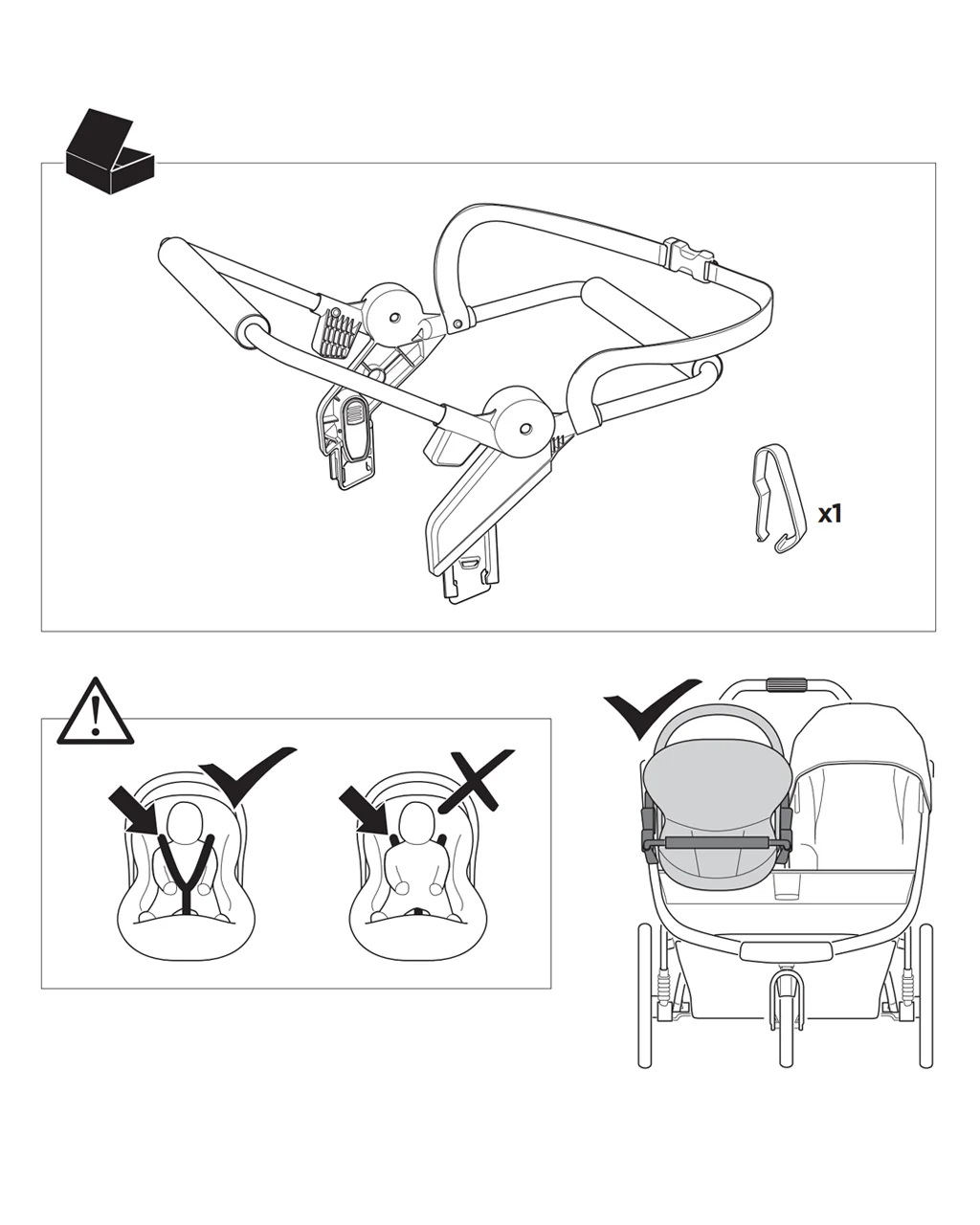 Thule Urban Glide 3 Double Car Seat Adapter Universal - Image 3
